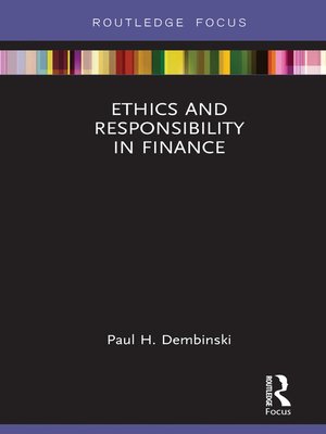 cover image of Ethics and Responsibility in Finance